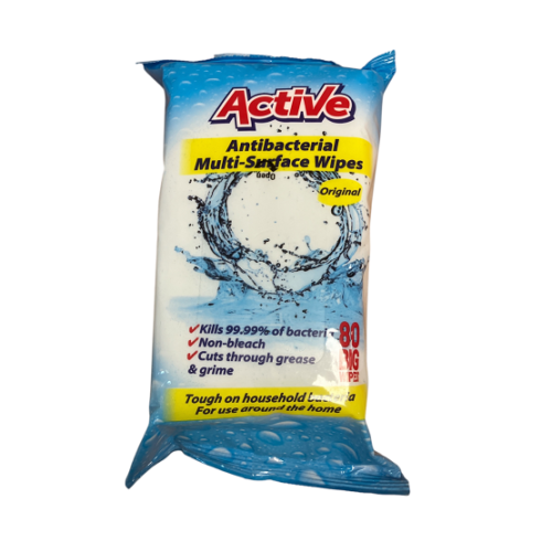 Active Antibacterial Wipes Original