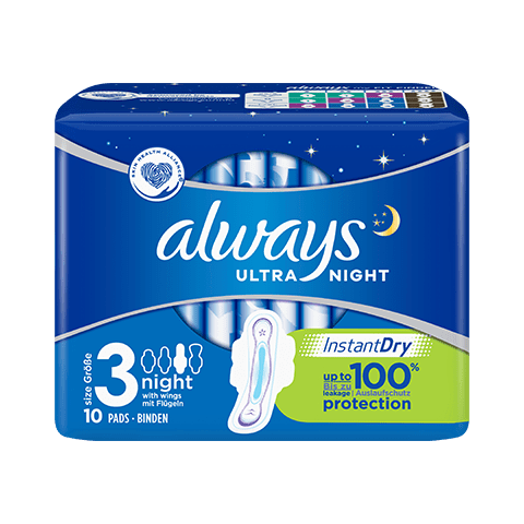ALW003.png Always Ultra Sanitary Night Pads 10's