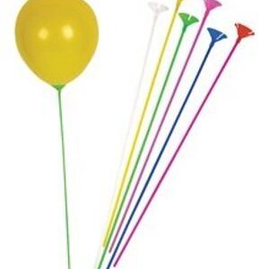 Balloons & Stick 6pk