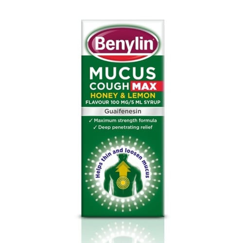 BEY007.jpg Benylin Adult Mucus Cough Max Honey& Lemon 125ml