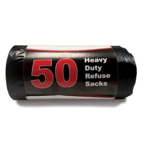 Black Refuse Bags Heavy Duty 50's Roll