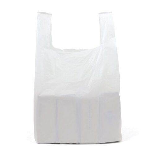 Tulip Z White Ht Vest Carrier Bags – Bulk Carton of 1000