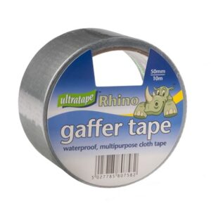 Silver Cloth Tape Rhino 50mm x 10m