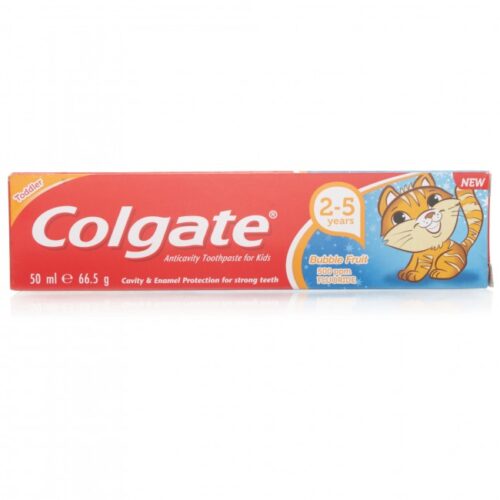 Colgate Junior Toothpaste Bubblefruit 2-5 Years 50ml