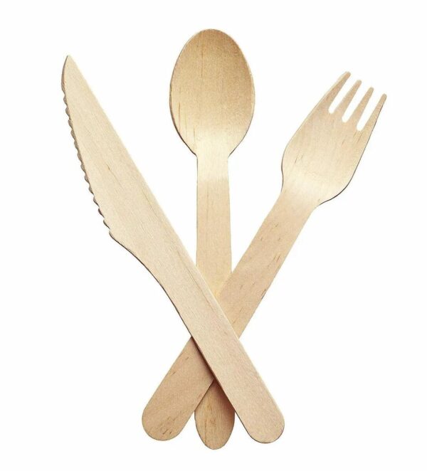 DIS009.jpg Wooden Forks Knives Spoons Half Box