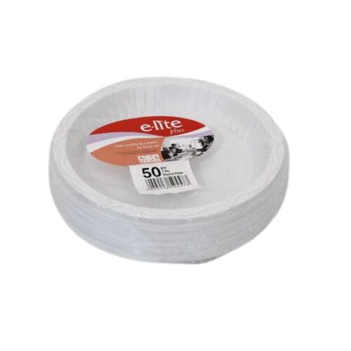 Disposable Bagasse Plates 18cm Standard Full Box