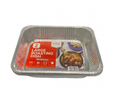 Disposable Elite Large Roasting Dish 2's Half Box