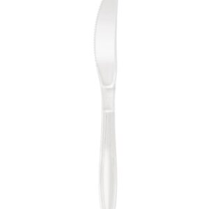 Reusable Clear Knives Hv Duty 80's Full Box