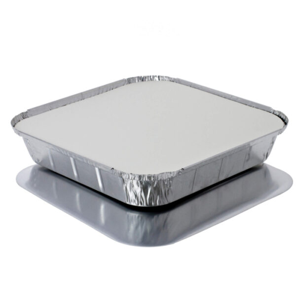 Disposable 9 x 9 x 2 Foil Container 5s