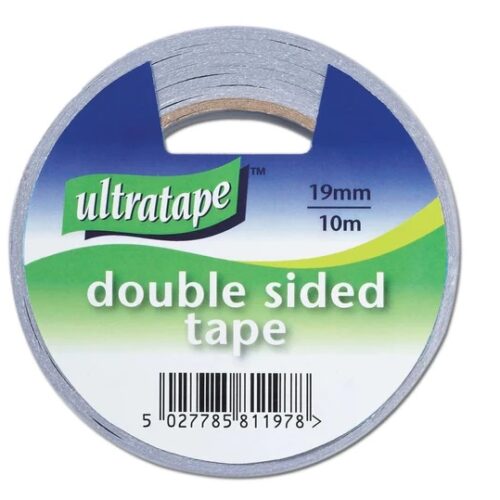 Double Sided Clear Tape 19mm x 10m