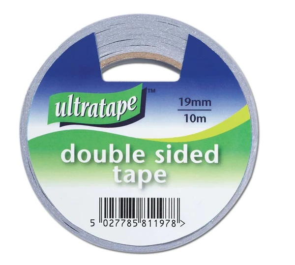 Double Sided Clear Tape 19mm x 10m