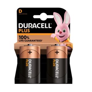 Duracell D Battery 2 Pack