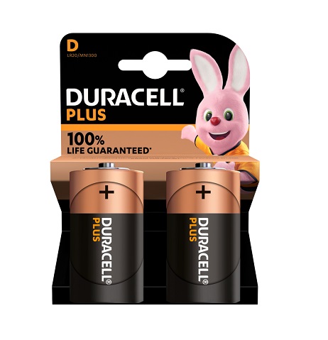 DUR007.jpg Duracell D Battery 2 Pack