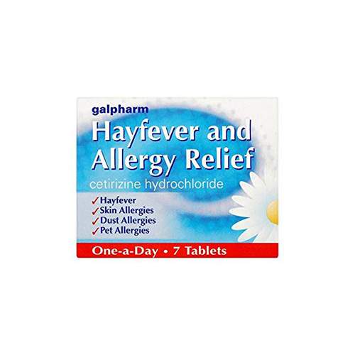 Galpharm Cetirizine Hayfever Tablets 7's (blue)