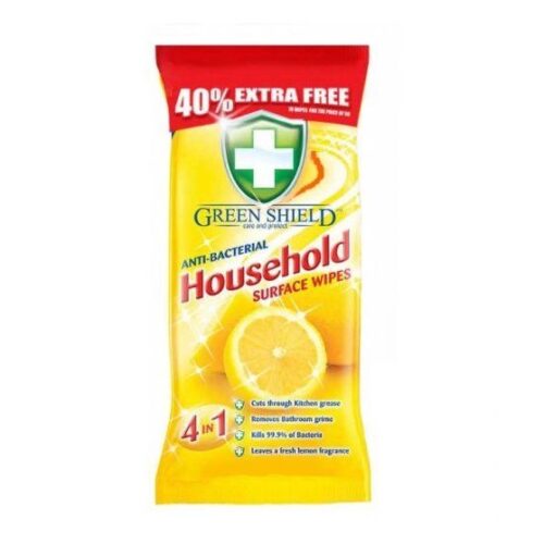 Green Shield Antibacterial Wipes 70's