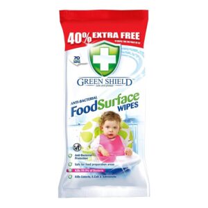 Green Shield Food Surface Wipes 70's