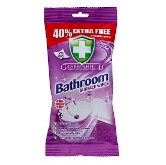GRE007.jpg Green Shield Bathroom Wipes 70's