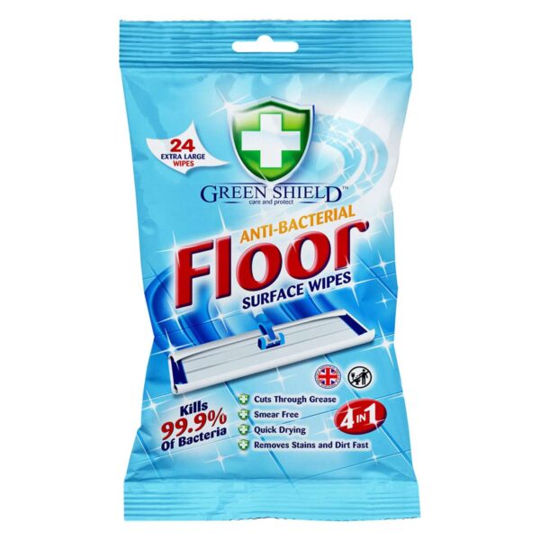 Green Shield Anti-Bac Floor Wipes 24's