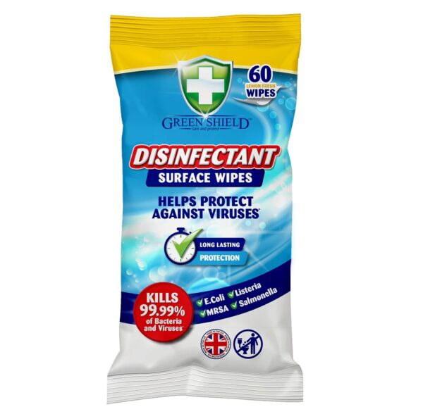 Green Shield Disinfectant Wipes 60's