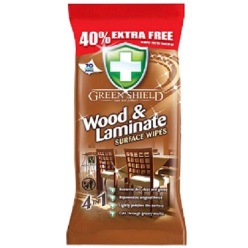 GRE015.jpg Green Shield Wood And Laminate Surface Wipes 70's