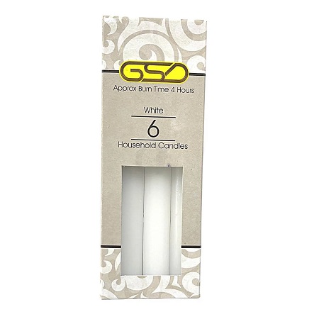 GSD 6" Household Candles