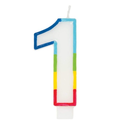 GSD Number "1" Candles