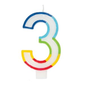 GSD Number "3" Candles