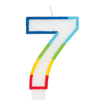 GSD Number "7" Candles