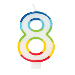 GSD Number "8" Candles