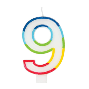 GSD Number "9" Candles