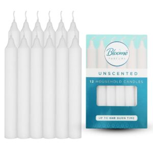 Household Candles White 12 Pk Full Box