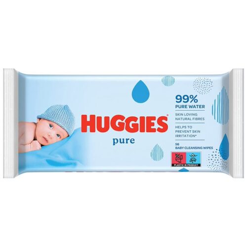 Huggies Babywipes Pure 99% Water 48's