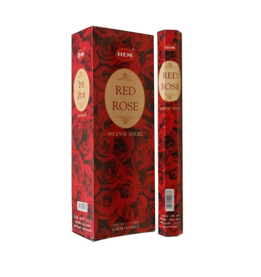 INC010.jpg Incense Hem Red Rose Sticks