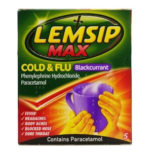 Lemsip Max Sachets 5's - B/Currant