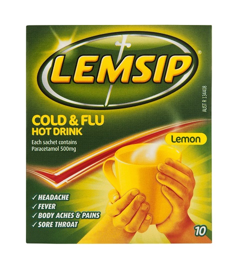 Lemsip Cold & Flu Sachets 10's - Lemon