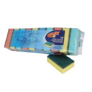 Multy 10 Pack Sponge Scourers