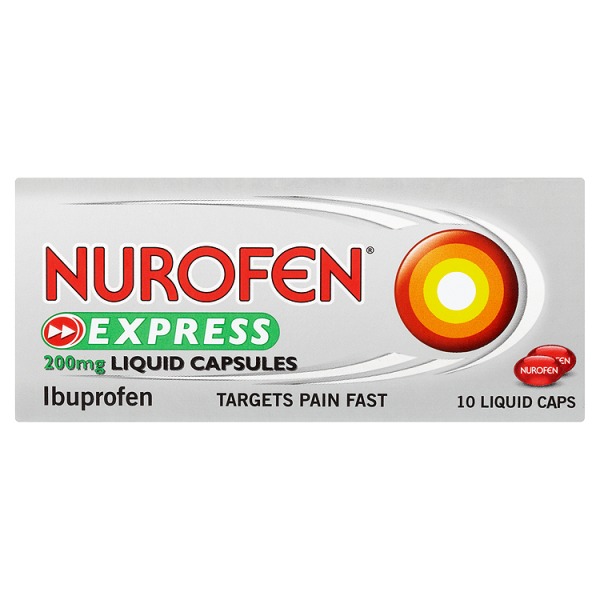 Nurofen Express Liquid Caps 10's