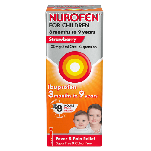 Nurofen Liquid For Children Strawberry 100ml