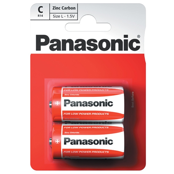 Panasonic C Battery 2 Pack