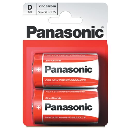 Panasonic D Battery 2 Pack