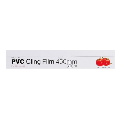 Jumbo Cling Film Poly Wrap Pvc 450mm x 300m