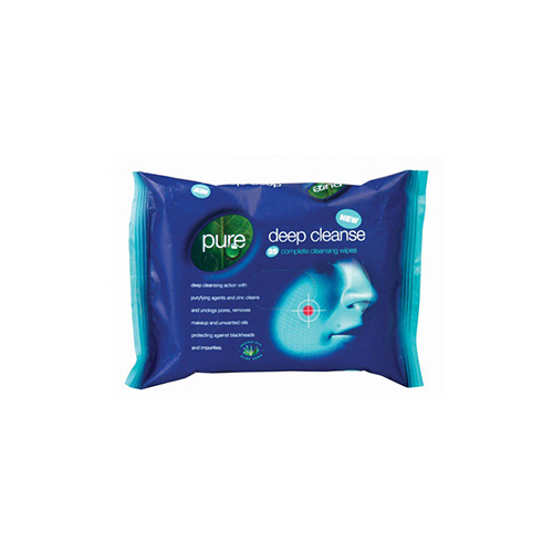 Pure Deep Cleanse Wipes 25's