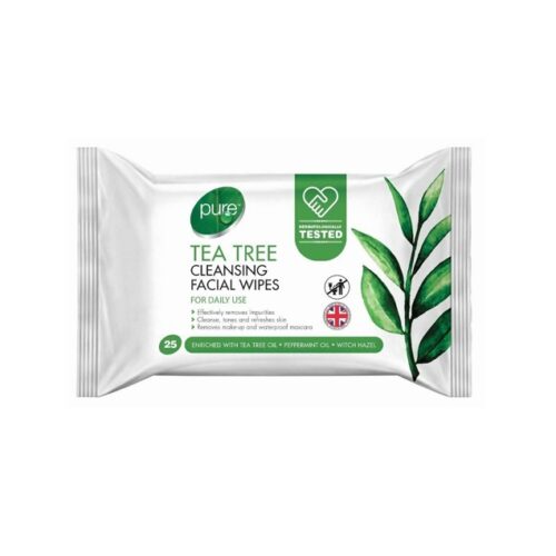 Pure Tea Tree Wipes 25's