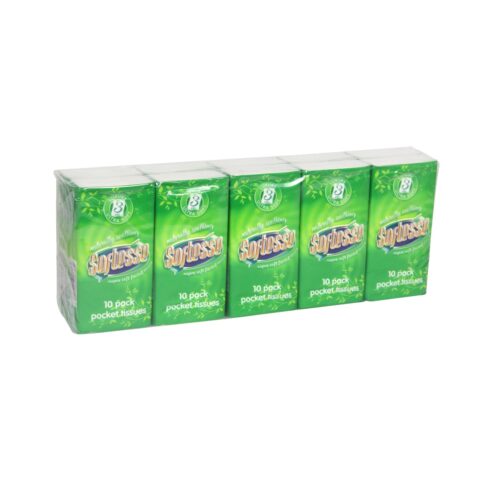 SOF006.jpg Pocket Size 10 Pack 3-Ply Tissue Full Box