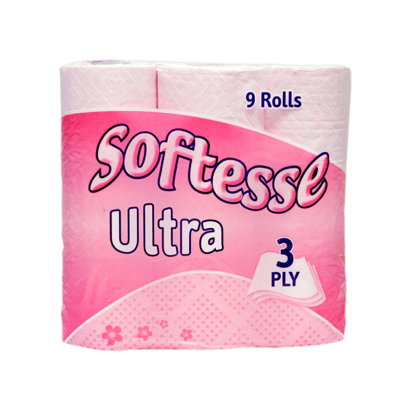 Softesse 9 Roll 3-Ply Pink