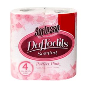 Softesse 4 Pack 2-Ply Pink