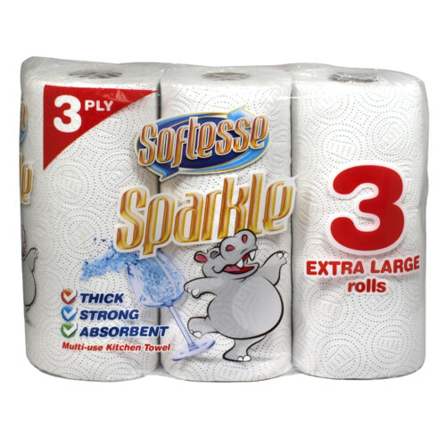Softesse Sparkle Kitchen Towel 3 Pack 3-Ply