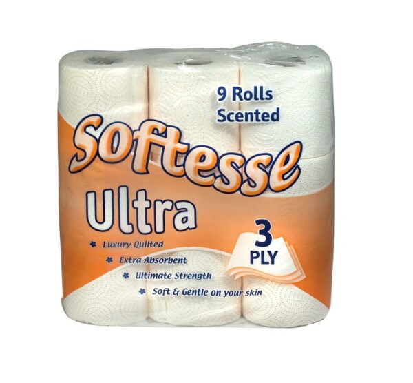Softesse 9 Roll 3-Ply Peach