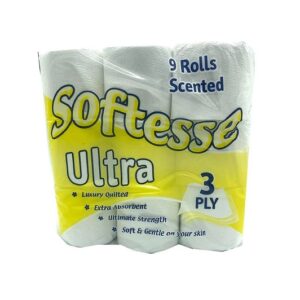 Softesse 9 Roll 3-Ply Lemon