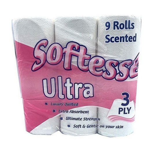 Softesse 9 Roll 3-Ply Cherry